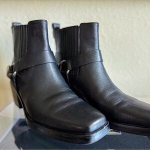 Sam Edelman women’s Black Leather Ankle Boots